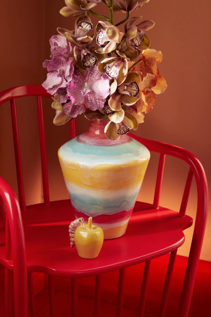 med æble Vase H39 cm
