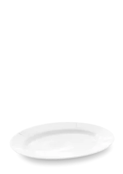 Oval tallerken 30x23 cm 4 stk.