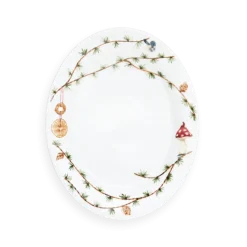 Ovalt bordfad 28.5x22.5 cm